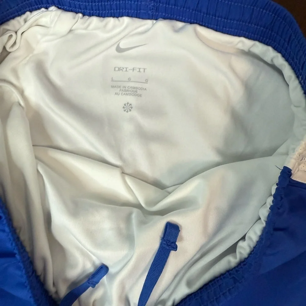 Nike Kids Blue and White Shorts